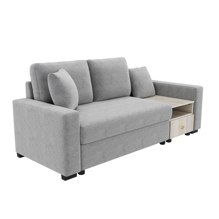 Modular Sofa Couch With Storage Armrest And Center Console