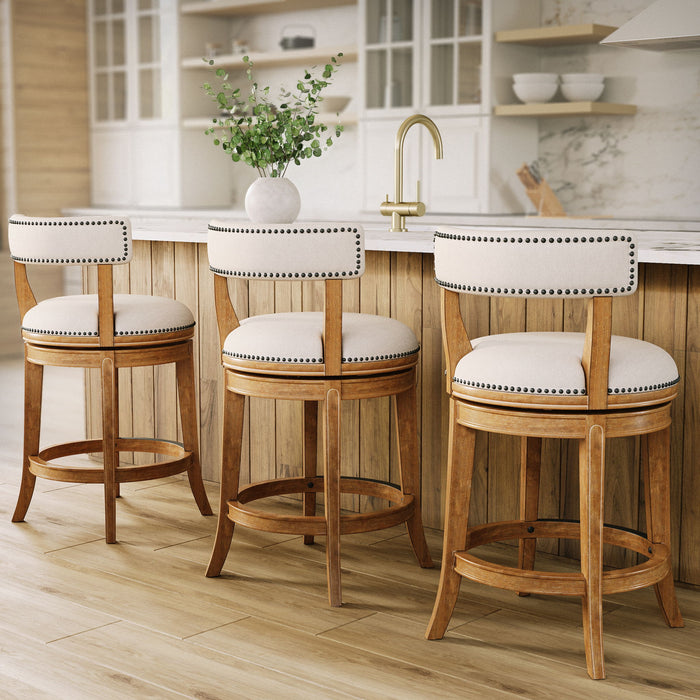 Stool & Upholstered Seat And Back