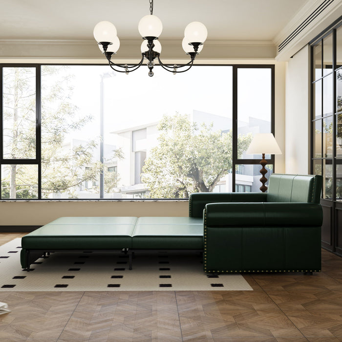 Chesterfield Sofa & Pull Out Bed