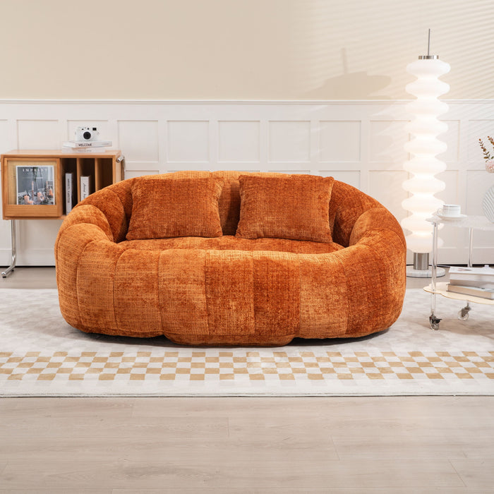 Bean Bag Lazy Sofa, Durable Comfort Lounger High Back Bean Bag Chair Couch