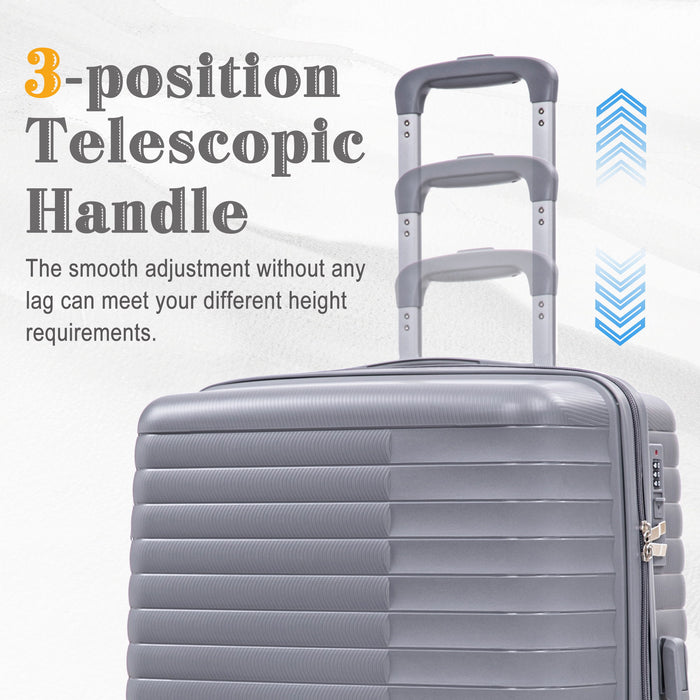 4 Piece Luggage Set, Combination Lock
