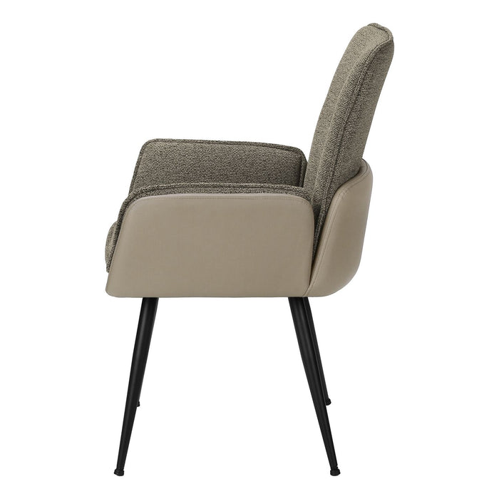 Dining Chair For Kitchen (Set of 2) - Brown / Gray