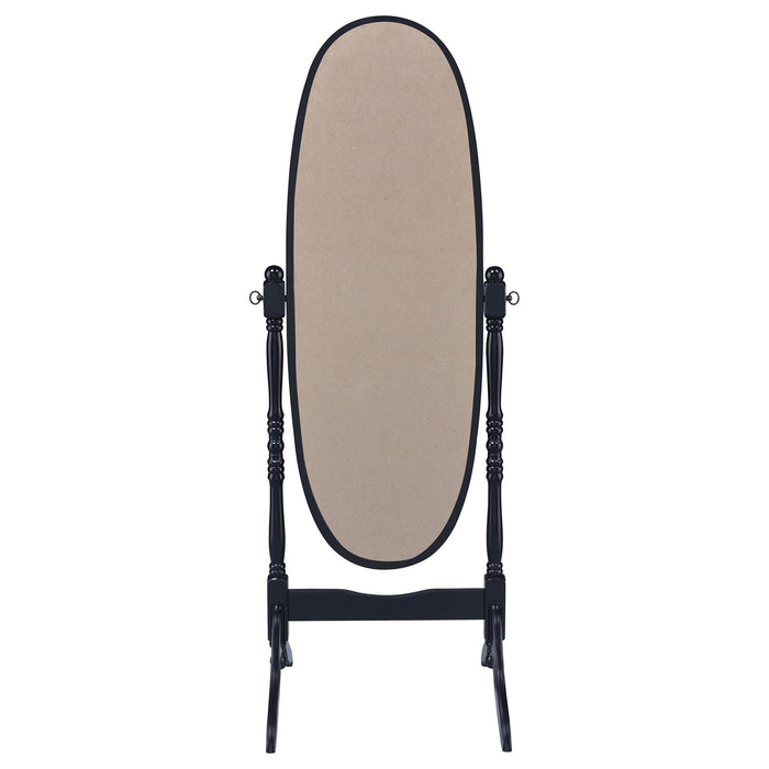 Dunne - Cheval Mirror With Oval Frame