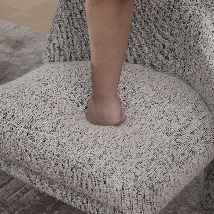 Wide Minimalist Dining Chair