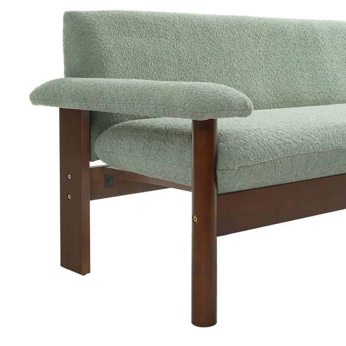 Loveseat Sofa 2 Seater Couch With Armrest Pillows