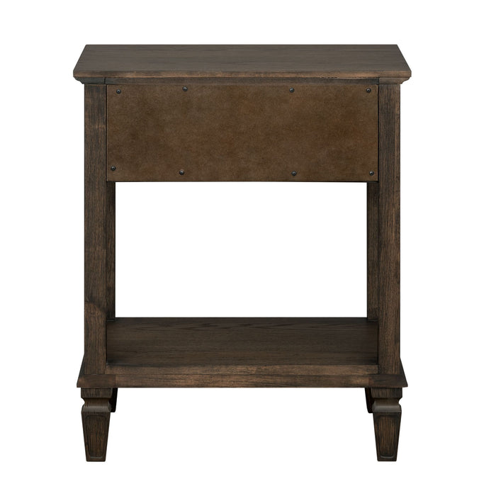 Victoria - Bedside Table With Drawer And Shelf