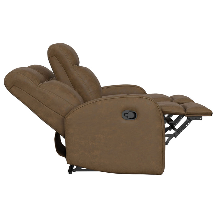 Manual Reclining Sofa With Dual Independent Recliners