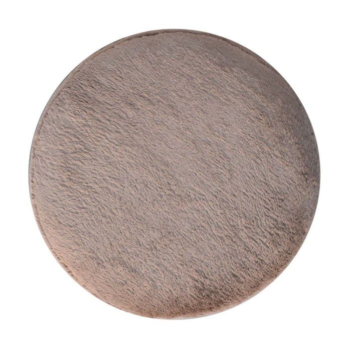 Round Ball Footstool - Mocha