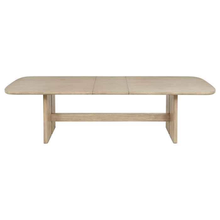 Kimpton - Rectangular Dining Table With Extension Leaf - Beige