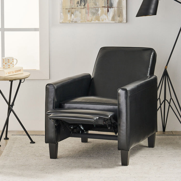 Upholstered Push Back Recliner Chair For Living Room