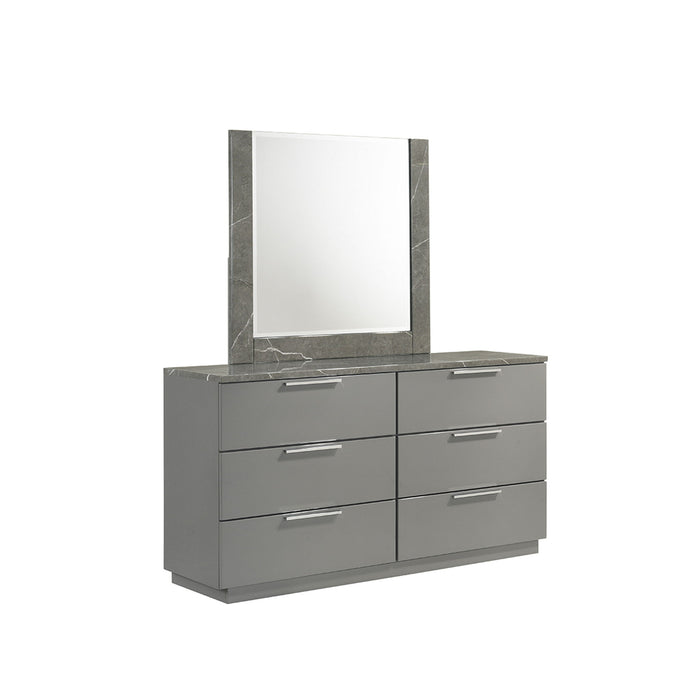 Elara - Dresser With Spacious Drawers - Gray