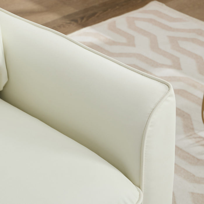 Nordic Retro Light Luxury Upholstered Sofa Chair