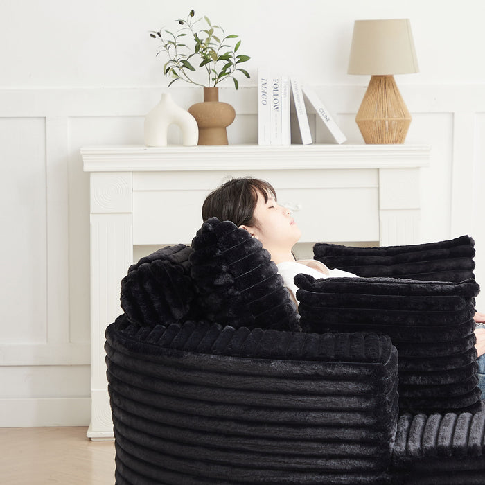 Swivel Chair With 360° Rotation For Living Room