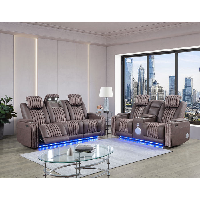 Duran - Power Reclining Loveseat With Power Headrest