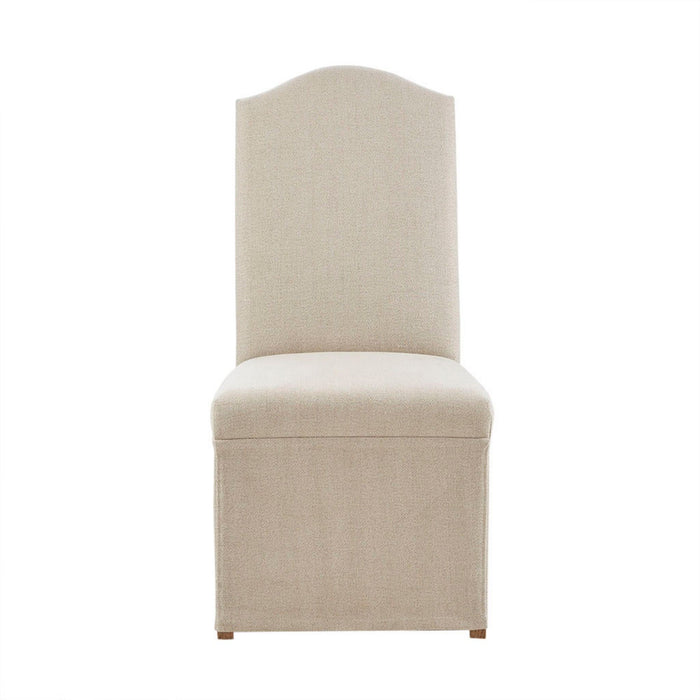 Dining Chair With Skirts (Set of 2) - Beige