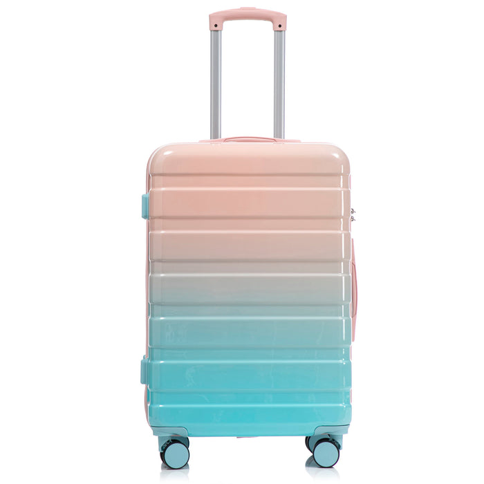 Luggage Set 20" /24" /28" With Combination Lock And Silent Wheels