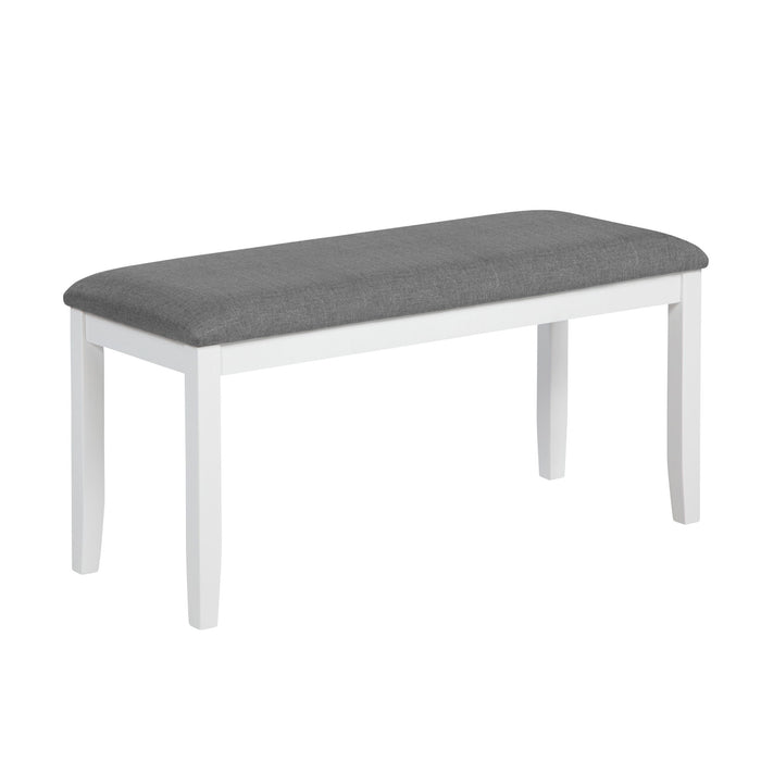 6 Piece Dining Table Set With Bench And Chairs