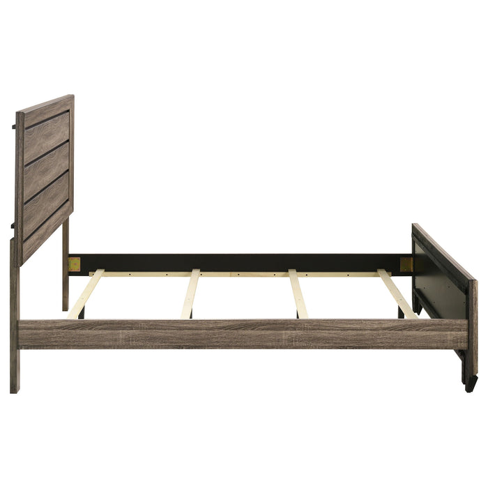 Oatfield - Queen Panel Bed - Brown