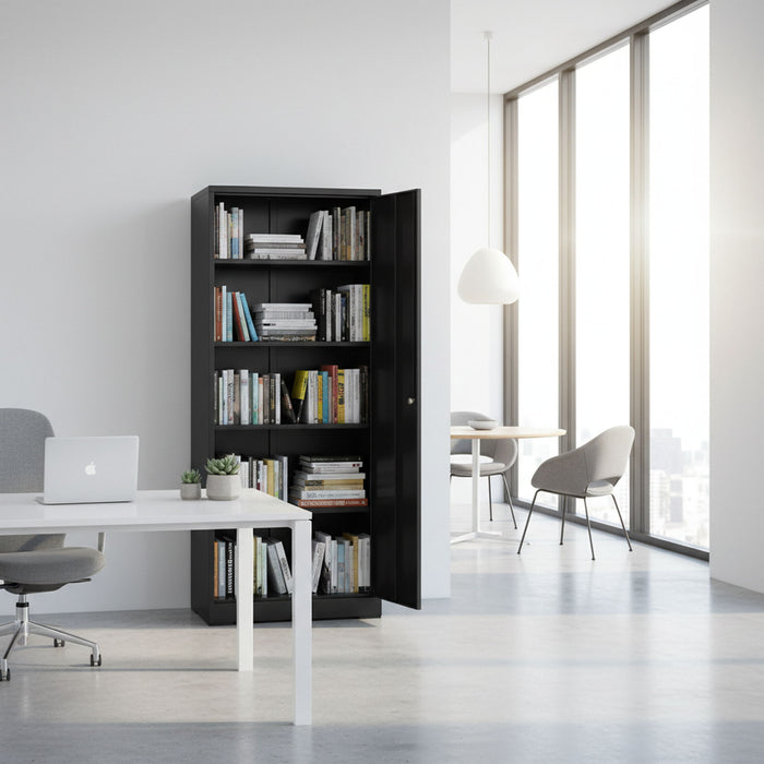 Ironclad - Storage Cabinet With Locking Doors And 4 Adjustable Shelves