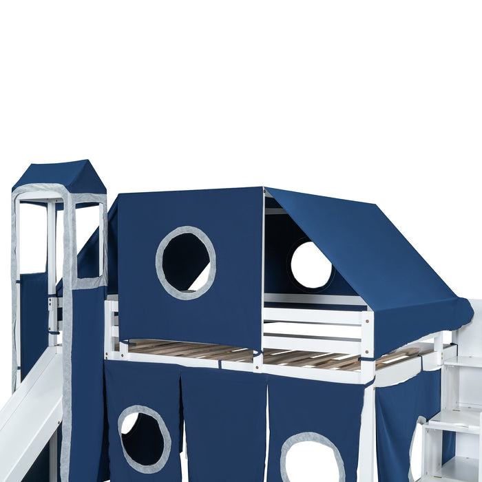 Loft Bed With Tent And Tower