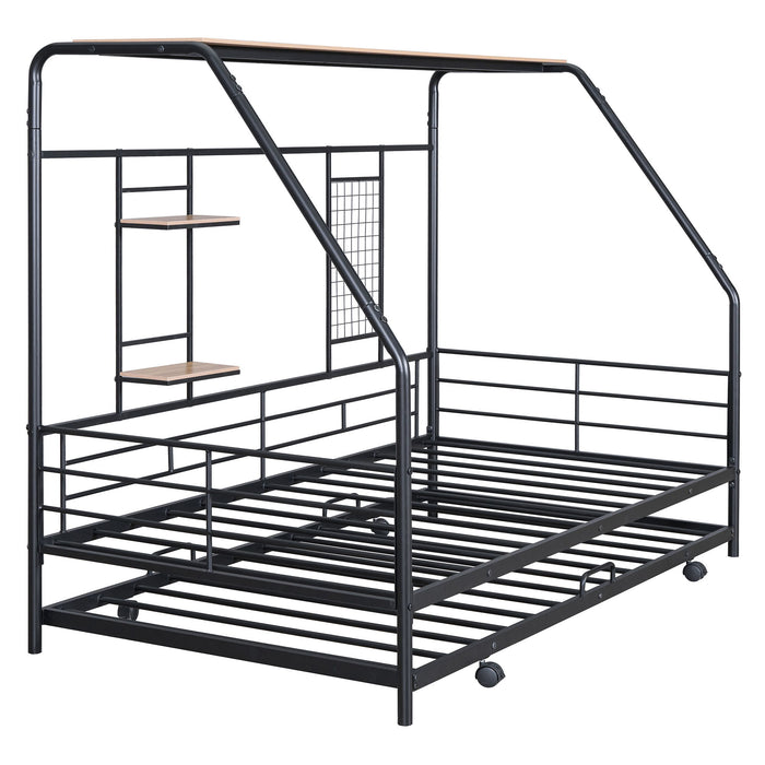 Playhouse Design Bed With Trundle