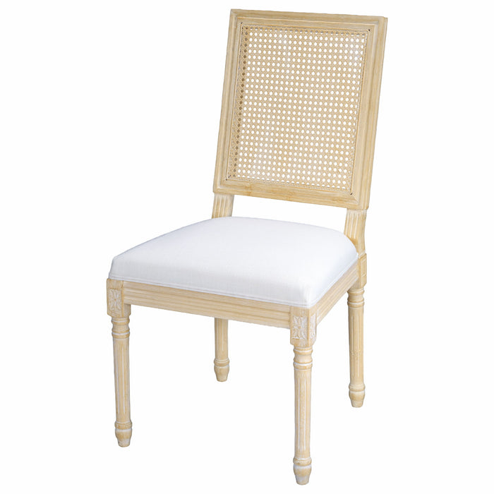 Dining Chairs With Square Back (Set of 2)