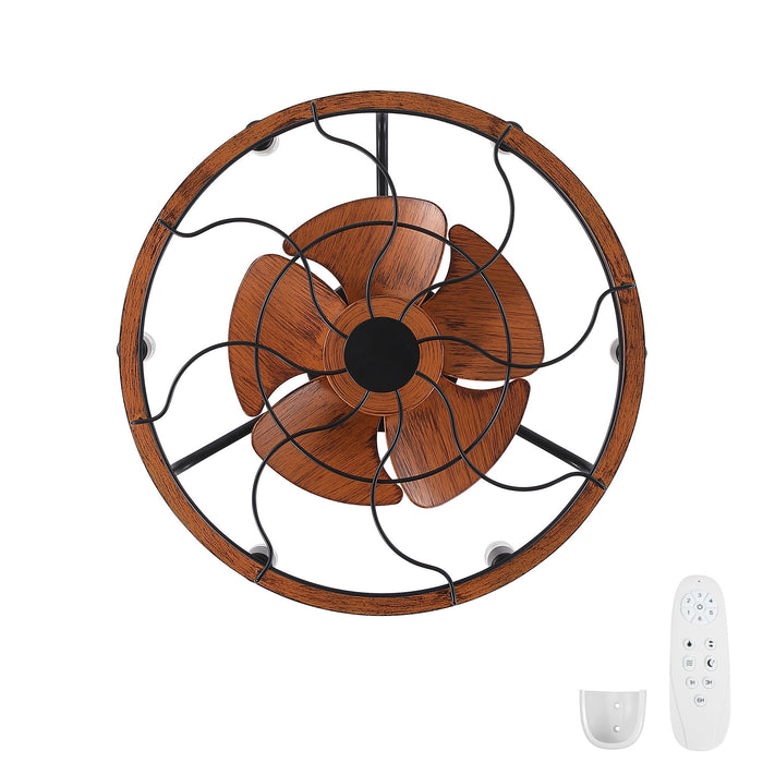 Modern Farmhouse Ceiling Fan, Adjustable Hanging