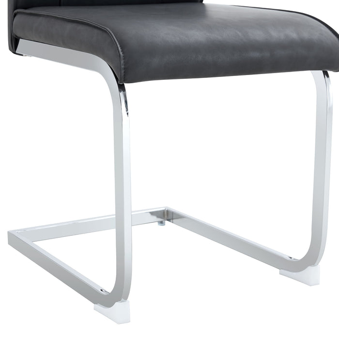 Luxury Simple Arch Chair, High Resilience With Metal Legs