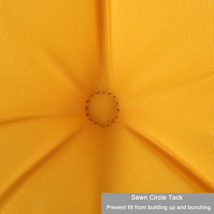 2 Piece High Back Patio Chair Cushion Set