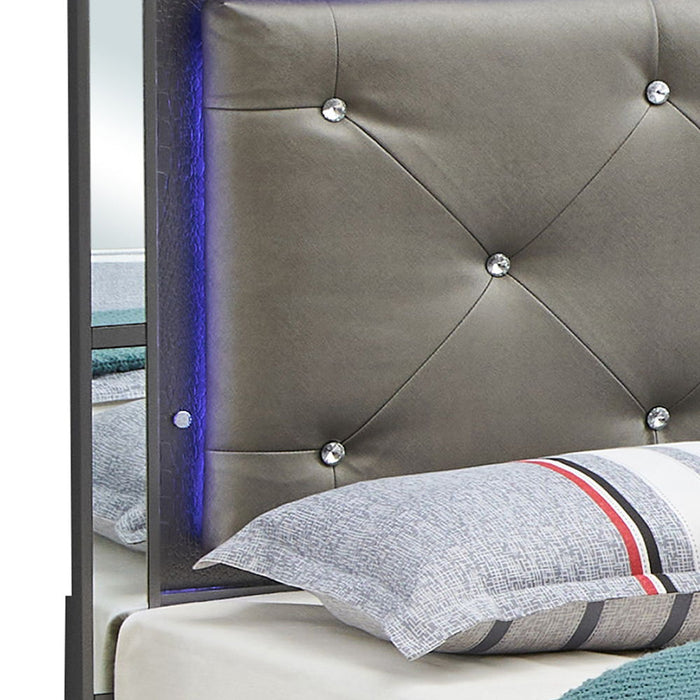 Verona - Full Bed - Metalic Black