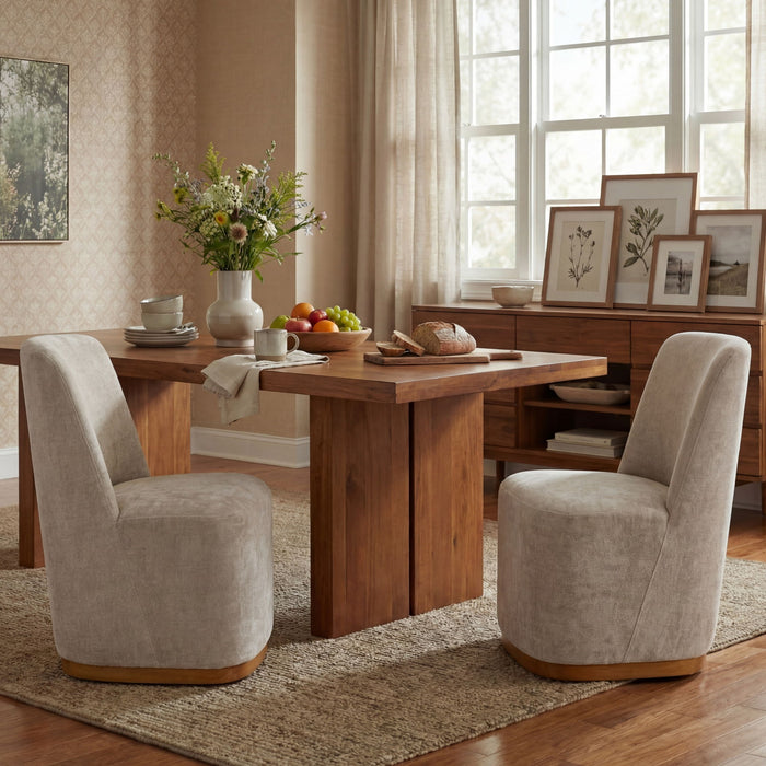 Indoor Upholstered Dining Chair (Set of 2)