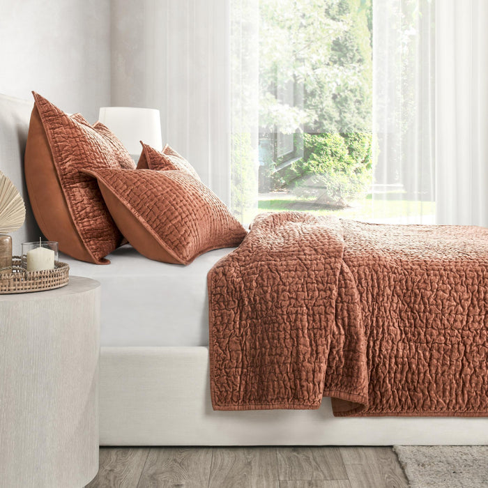 Bari - Velvet Sham - Terra Cotta