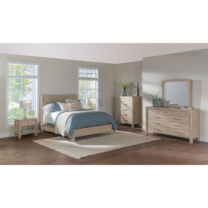 Flores - 1 Drawer Nightstand With Dual USB Ports - Mango Color