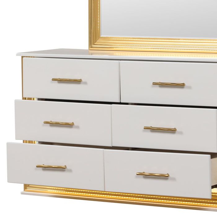 Obsession - 6 Drawer Dresser - White