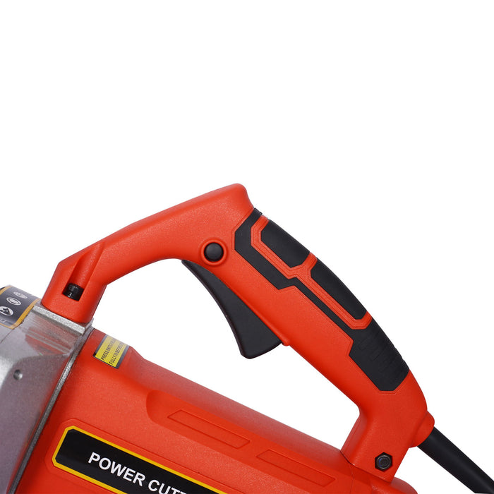 Heavy Duty Electric 14" Cut Off Saw With Water Line Attachment - Black / Silver