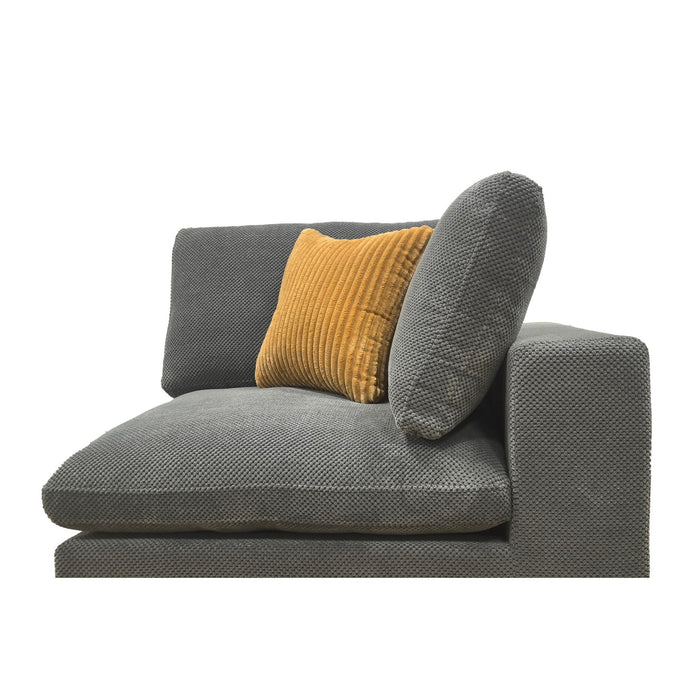 Custom Configuration Modular Sectional & Toss Pillows