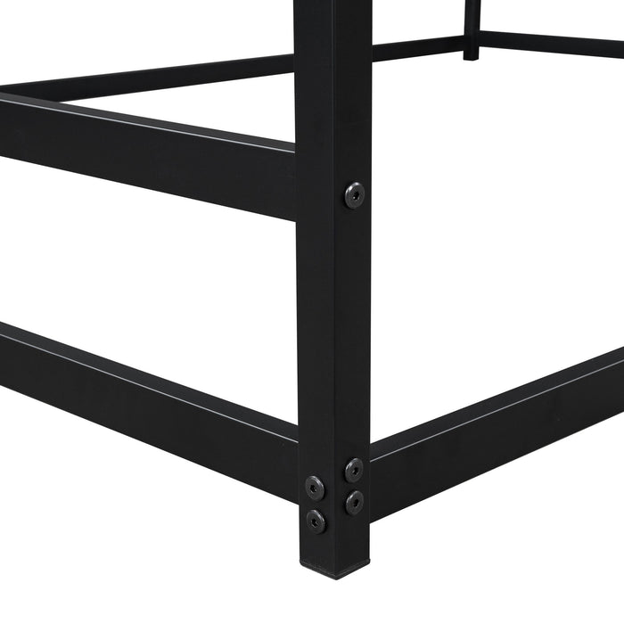 Metal House Shape Platform Bed