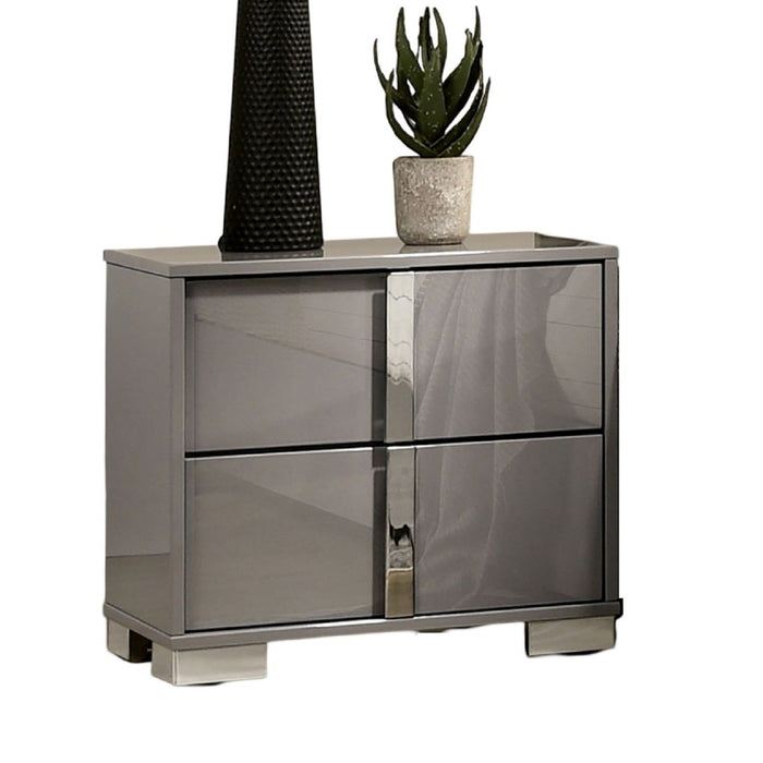 Nightstand With Vertical Handles
