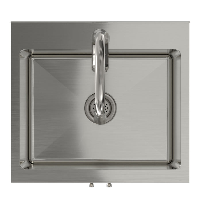 Darwin - Deluxe Laundry Cabinet With Pull-Out Faucet And Stainless Steel Sink