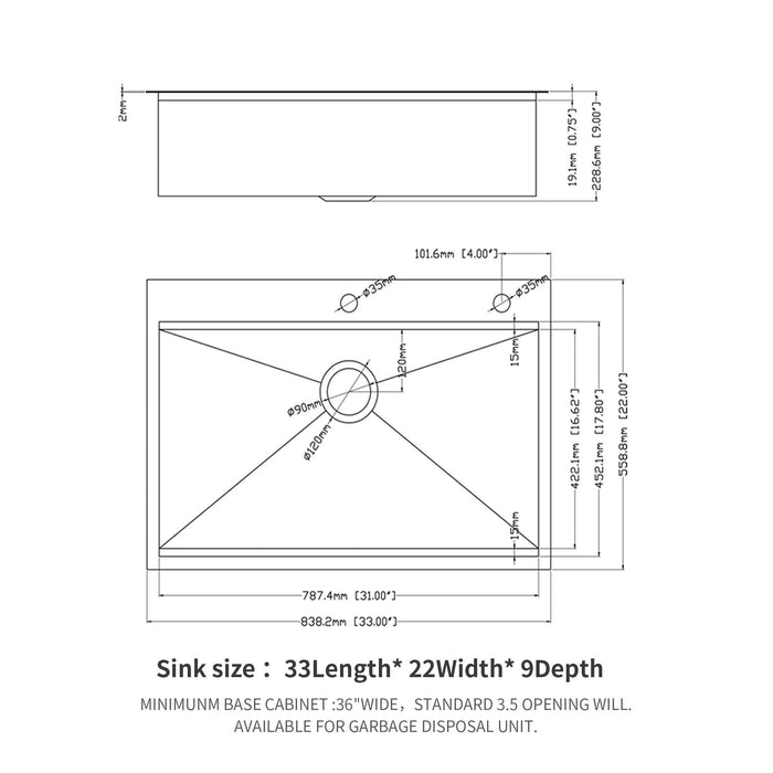 Drop In Kitchen Sink With Workstation, 16 Gauge - Brushed Nickel