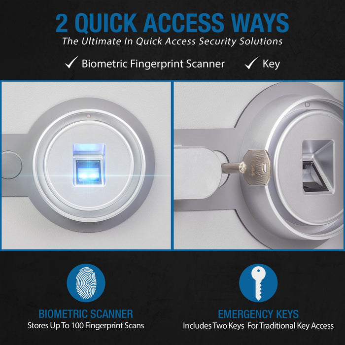 Biometric Fireproof Protection Safe