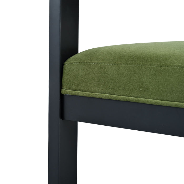 Stylish Indoor Upholstered Wood Dining Chair (Set of 2)