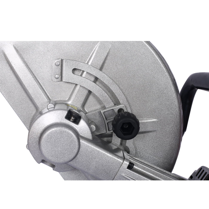 Heavy Duty Electric 14" Cut Off Saw With Water Line Attachment - Black / Silver