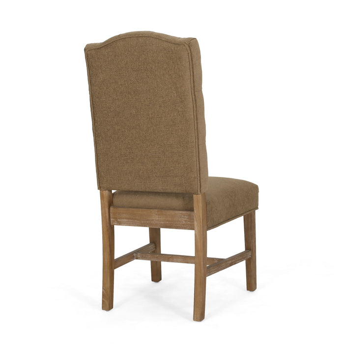 Elegant Dining Chair With Button Tufted Design