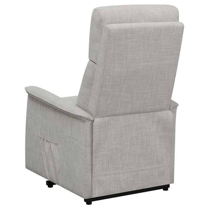 Upholstered Power Lift Recliner With Wired Remote