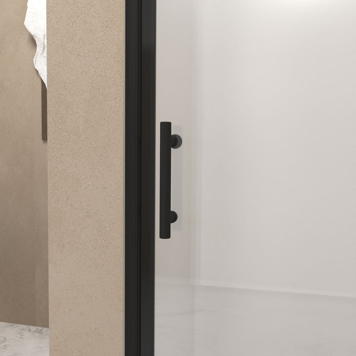 Shower Door With Glass And Explosion Proof Safety Film