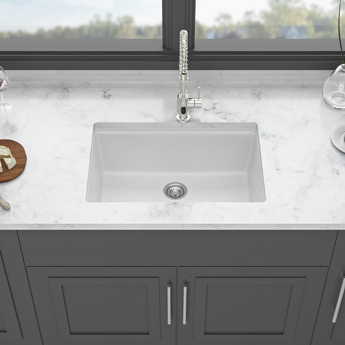 Quartz Kitchen Sink, Composite Workstation, Undermount