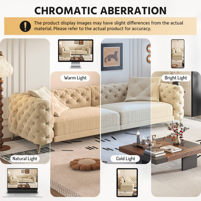 3-In-1 Convertible Sleeper Sofa