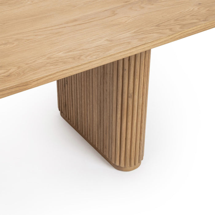 Vander - Oak Wood 84" Dining Table