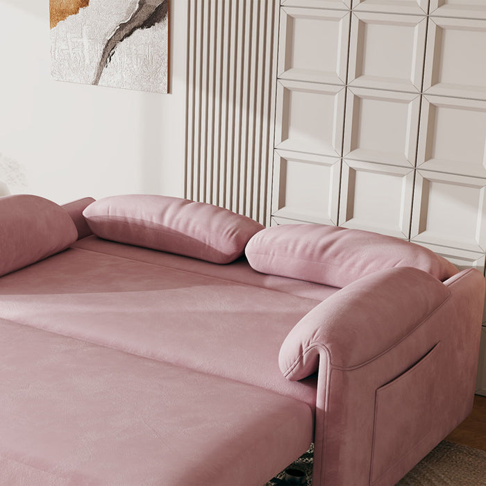 Sofa, Dual Purpose Lounge With Retractable Queen Size Bed